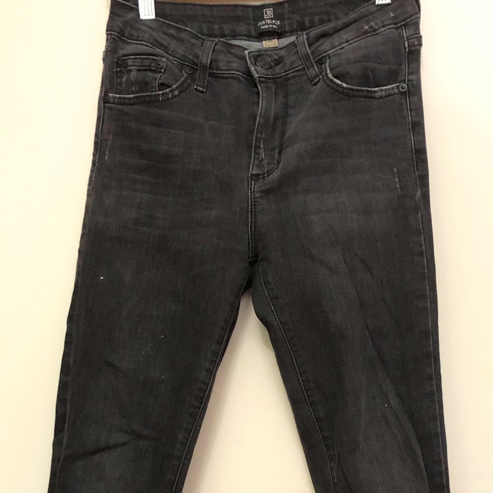 Just Black Faded Black Jeans